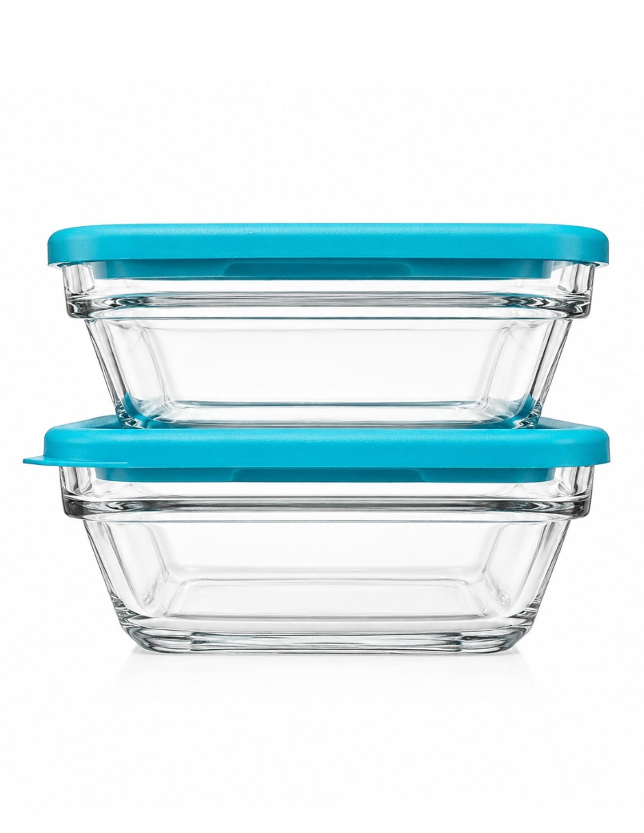 Set recipiente Crisa vidrio 7