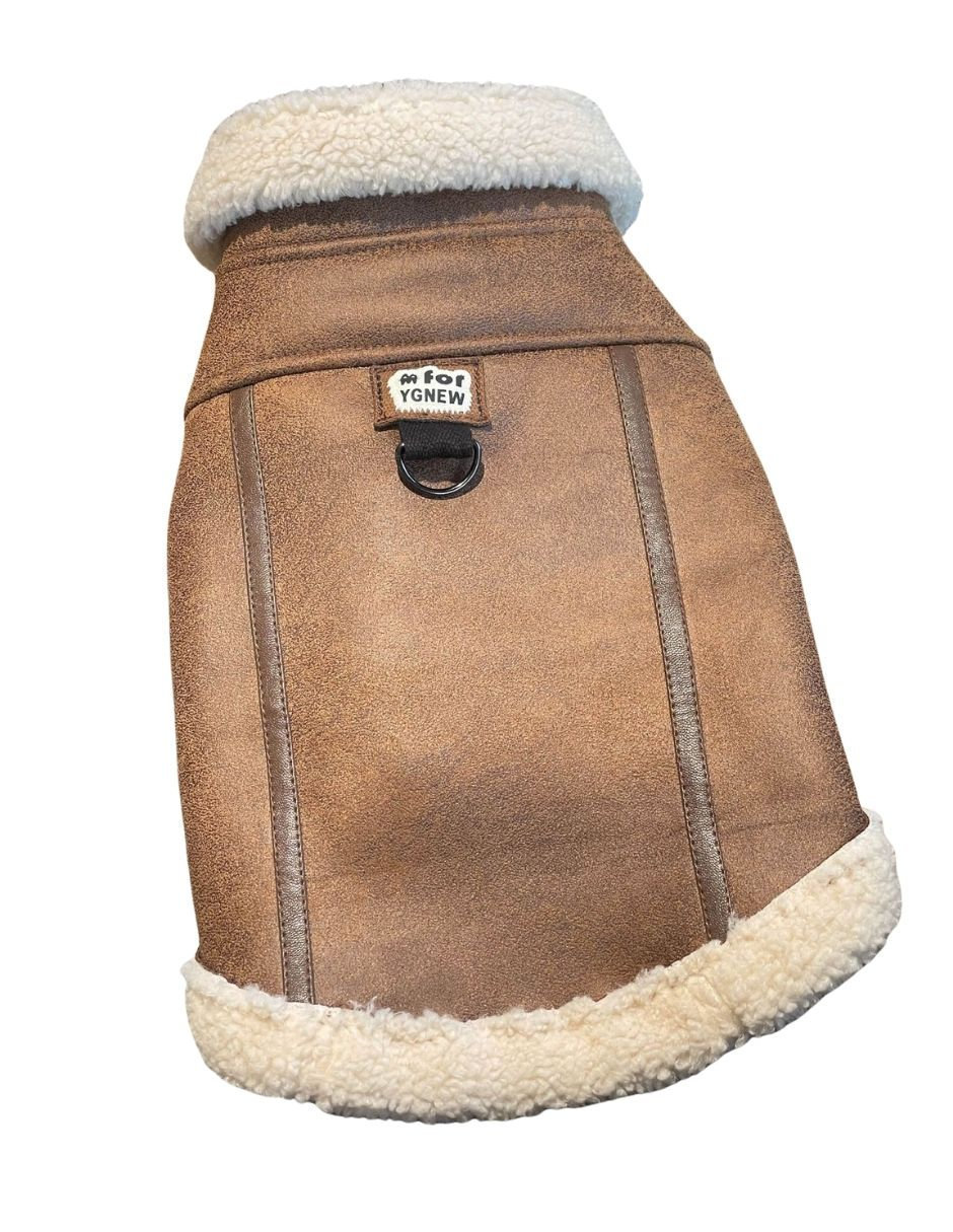 Chaleco para perro cafe 1