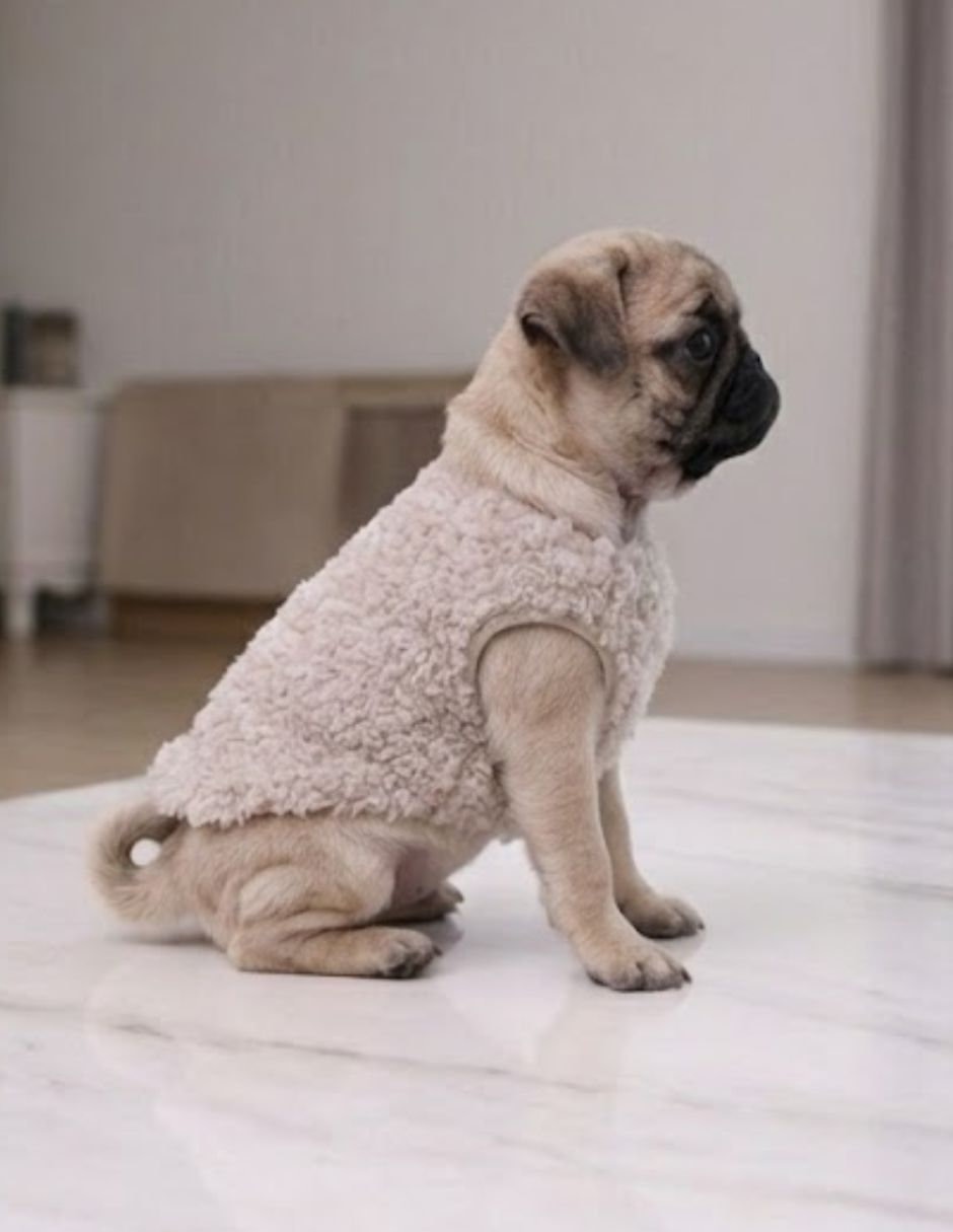 Chaleco para perro rosa abrigo 4