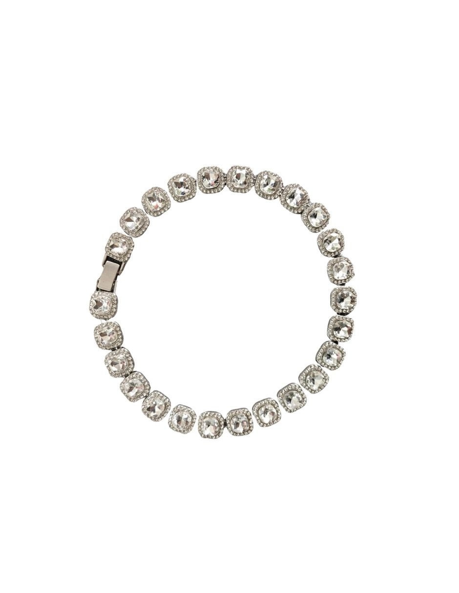 Collar decorativo para perro cristal plata Collar decorativo para perro cristal plata
