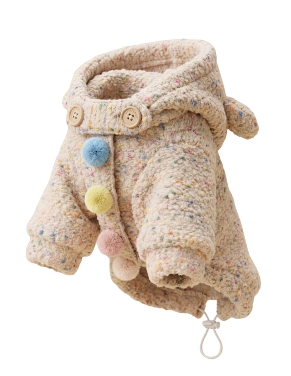 Abrigo para perro con gorro Abrigo para perro con gorro