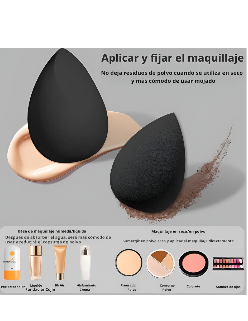 Set esponja de maquillaje 2
