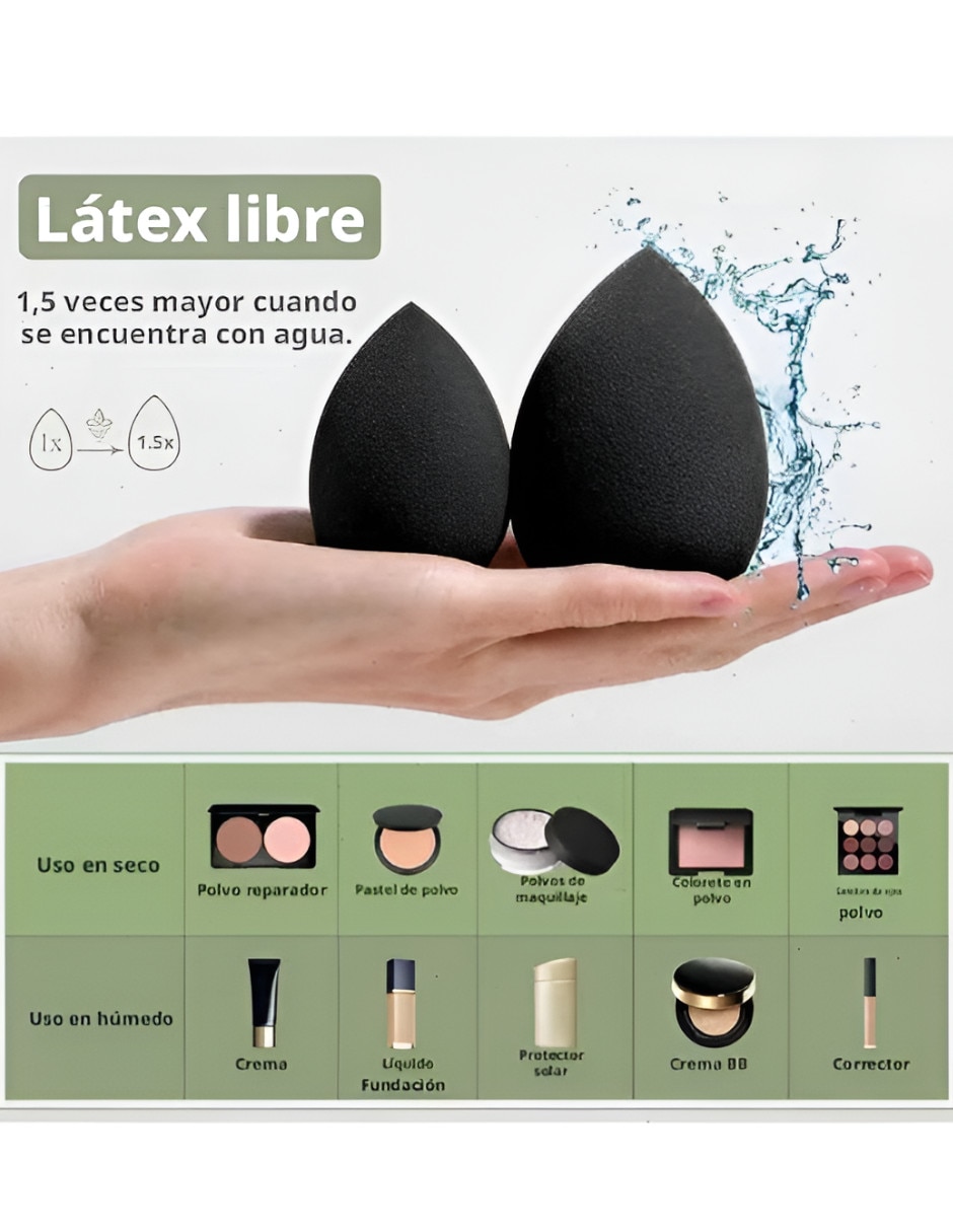 Set esponja de maquillaje 3