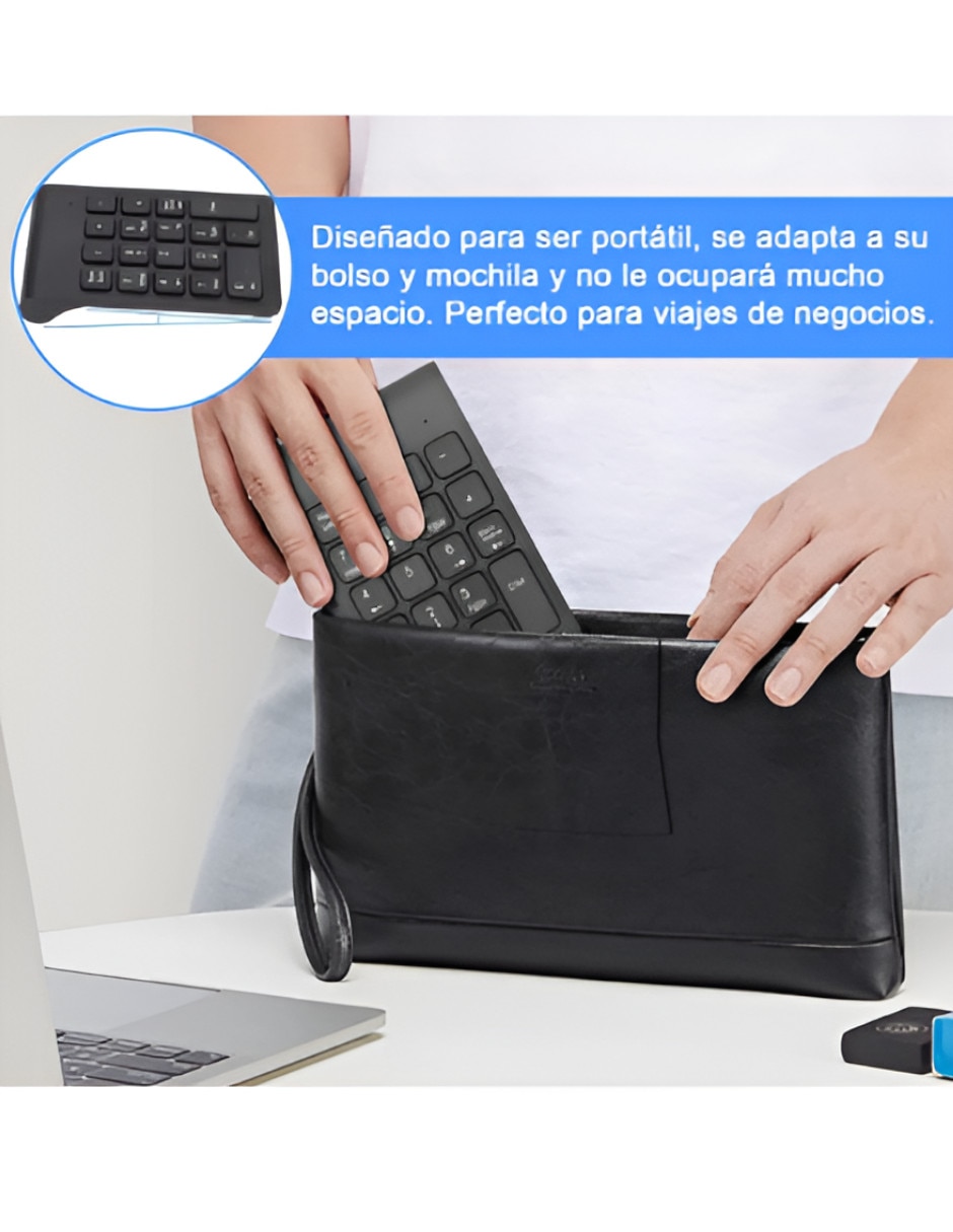 Teclado portátil Inalámbrico 3