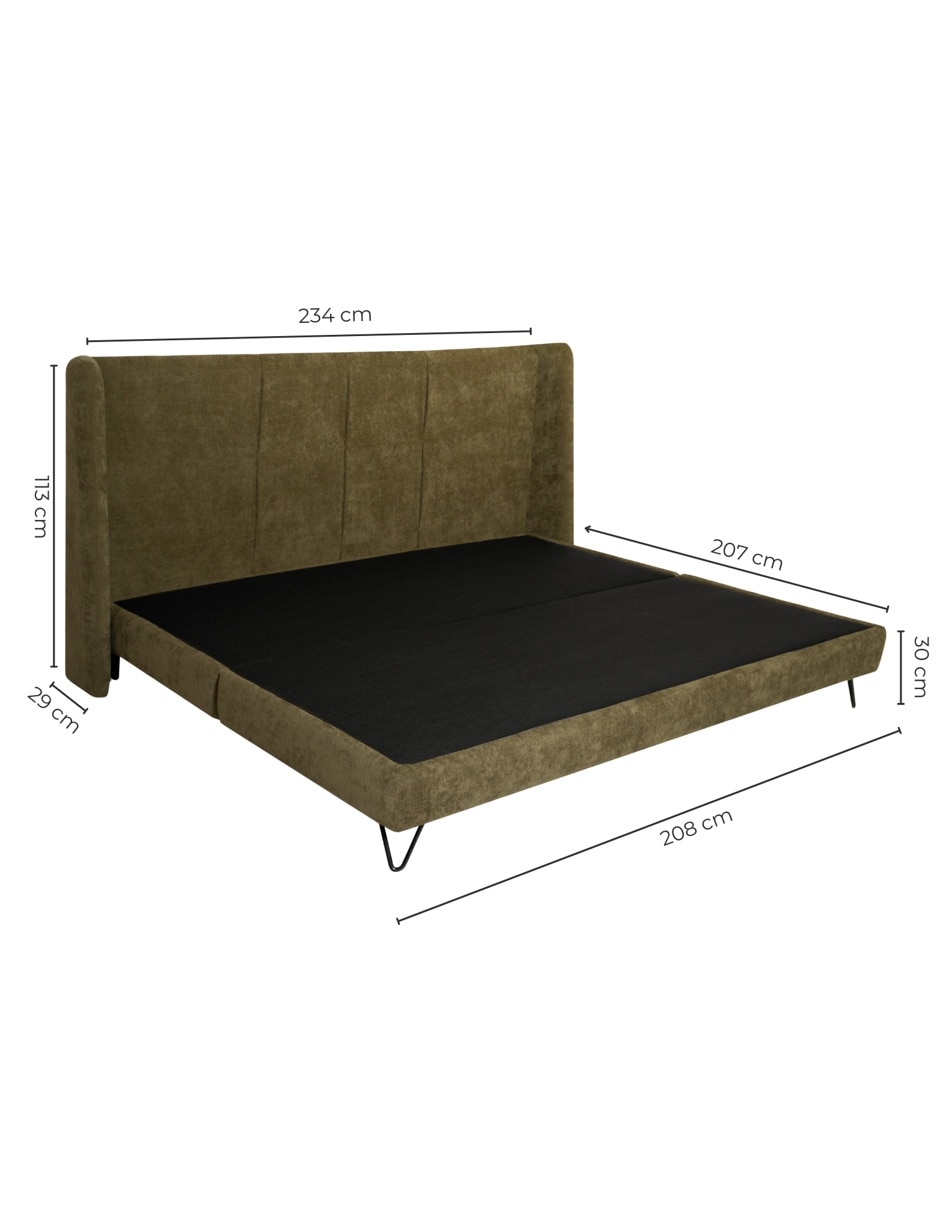 Cama de metal King Size 10