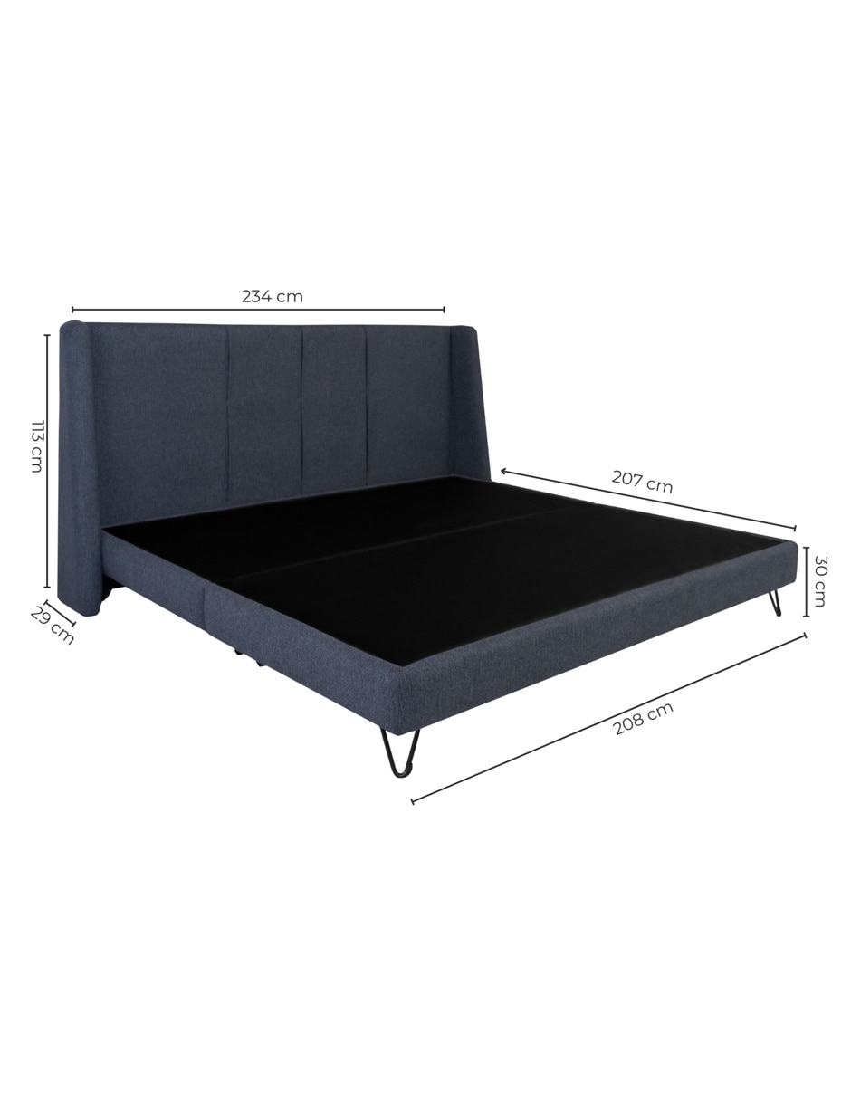 Cama de madera King Size 11