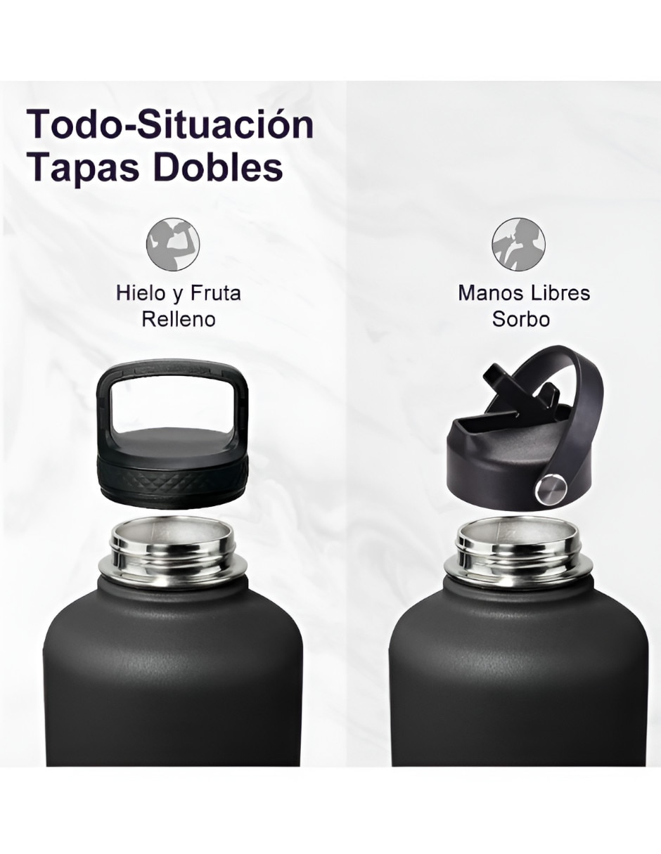 Termo de acero inoxidable con tapa rosca 1.8 L 3