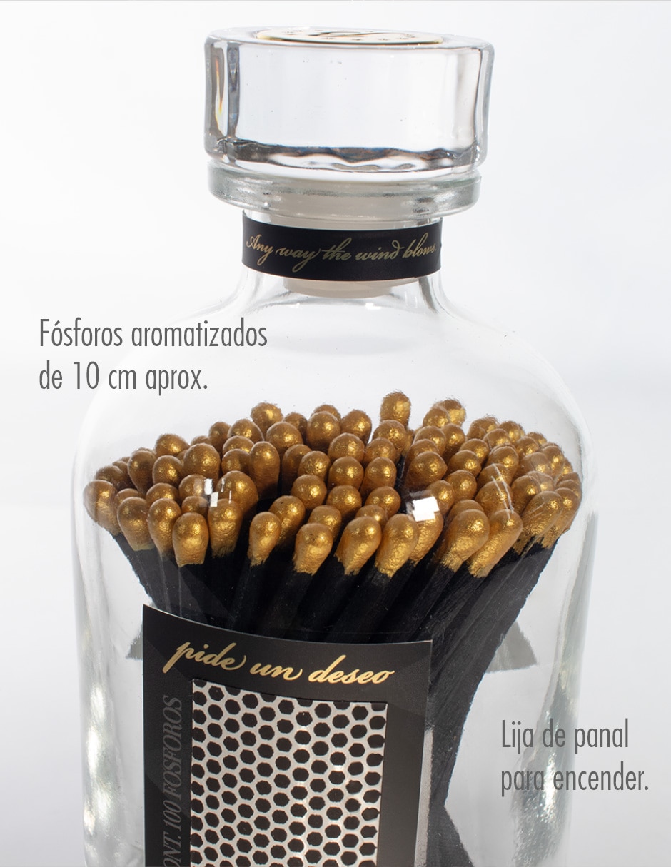 Kit de vela Glitter zen 3 piezas aroma maderas finas