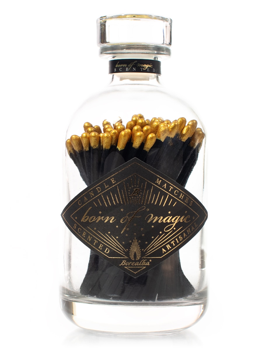 Kit de vela Glitter zen 3 piezas aroma maderas finas