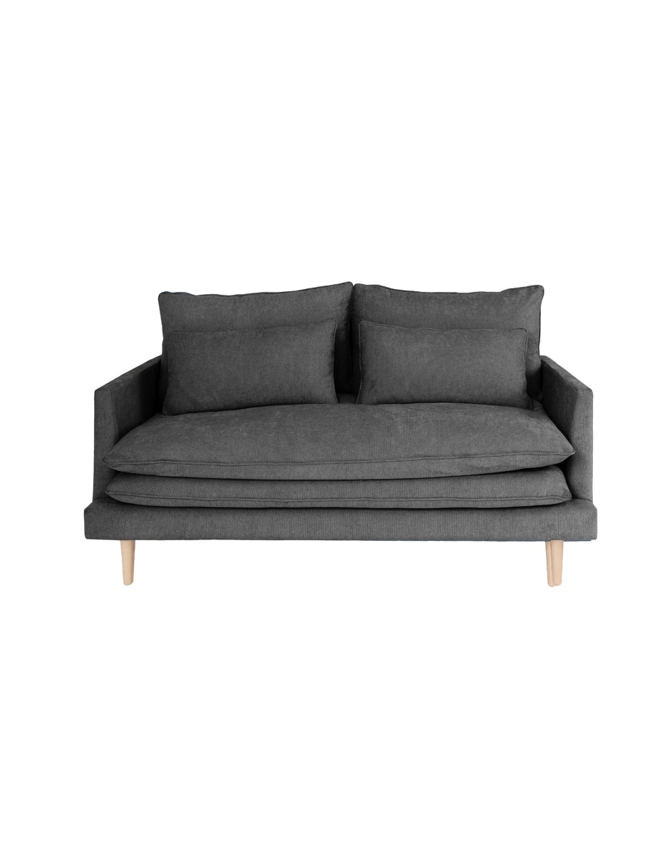 Love seat Eula de madera