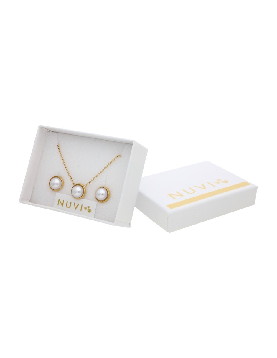 Set de collar y aretes 3