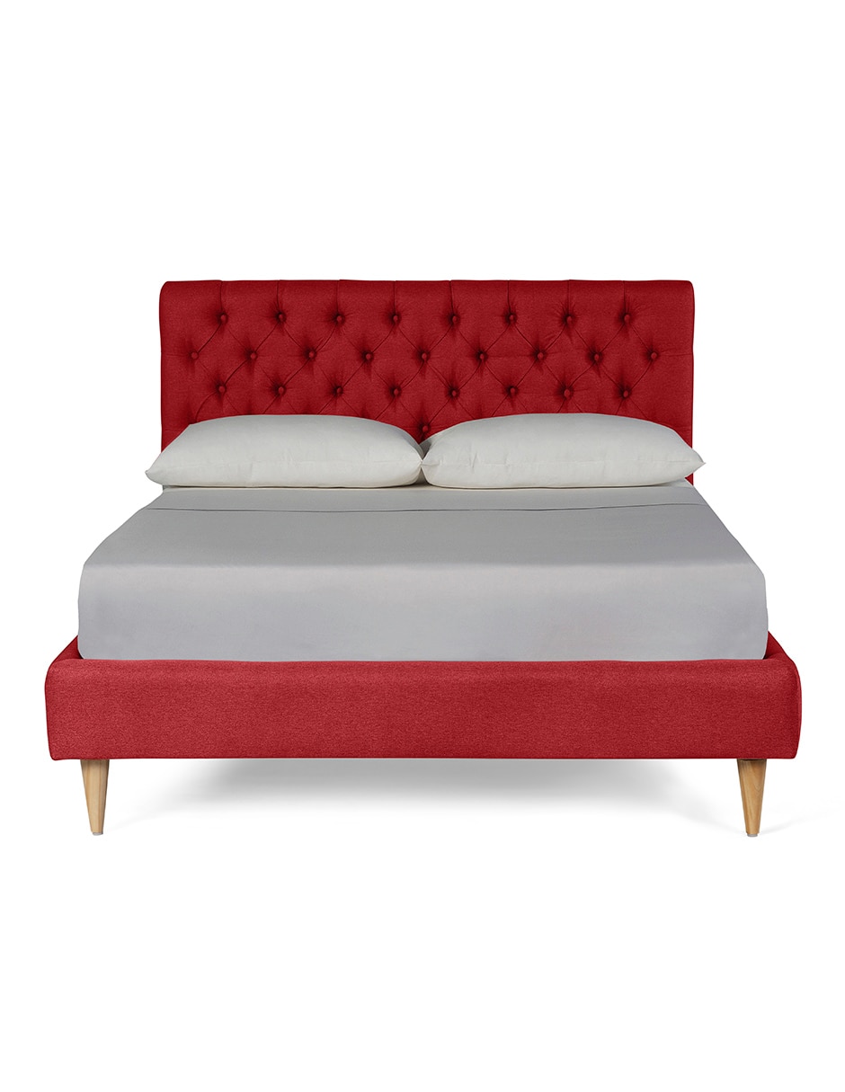Base para cama armable matrimonial Velaria de madera pino 4