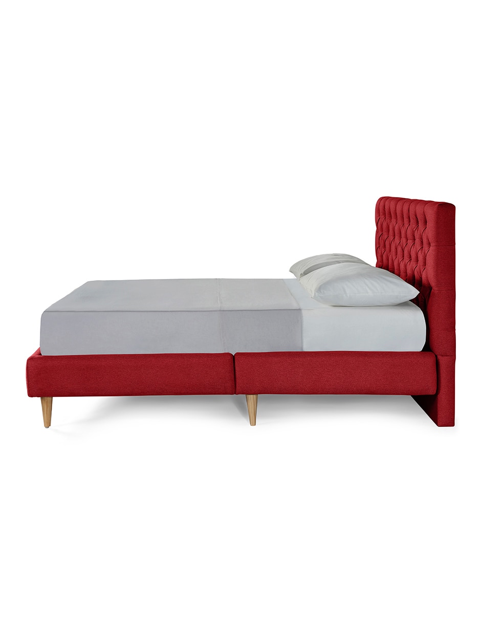 Base para cama armable matrimonial Velaria de madera pino 6