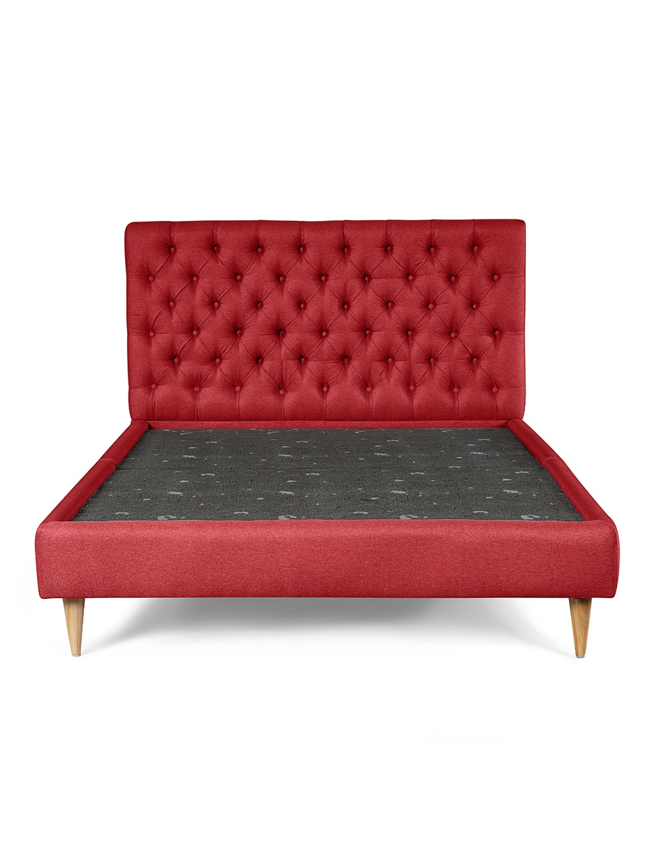 Base para cama armable matrimonial Velaria de madera pino 9