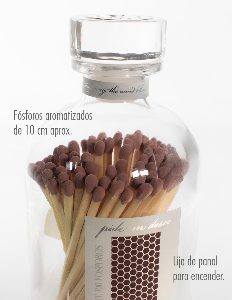 Kit de vela Glitter Zen 3 piezas aroma maderas finas