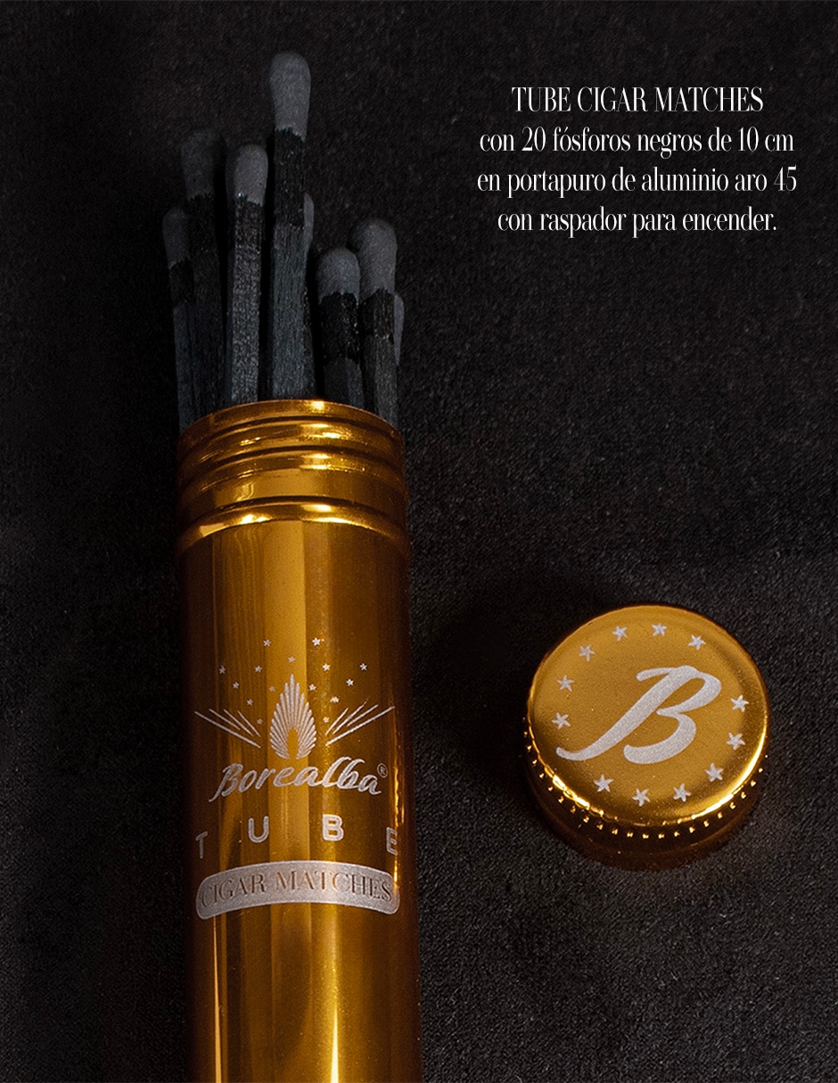 Kit fósforos para puro Borealba