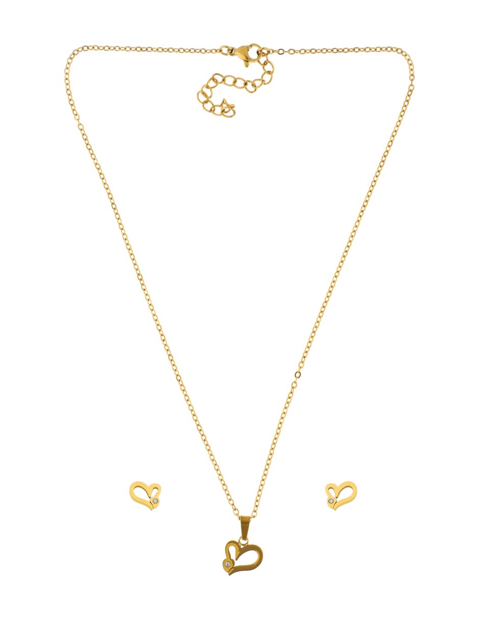 Set de collar y aretes 3