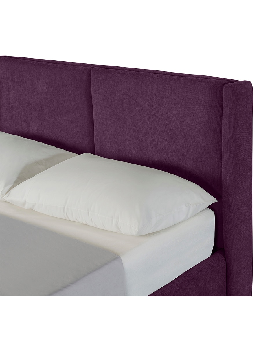 Base para cama armable Queen Size Velvet de madera pino 8