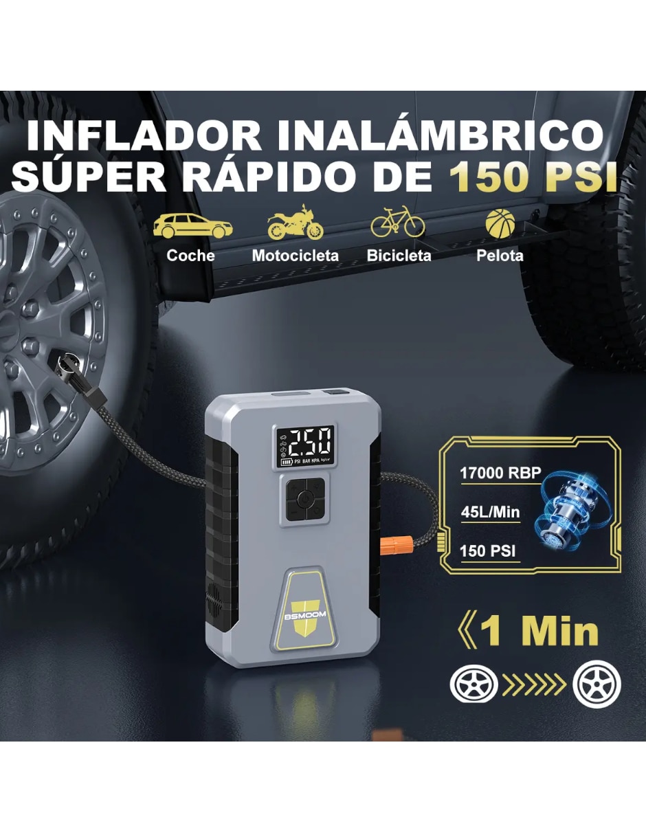 Arrancador compacto para auto multiuso 2