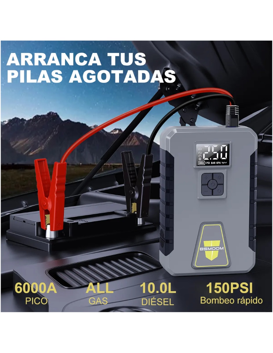 Arrancador compacto para auto multiuso 3