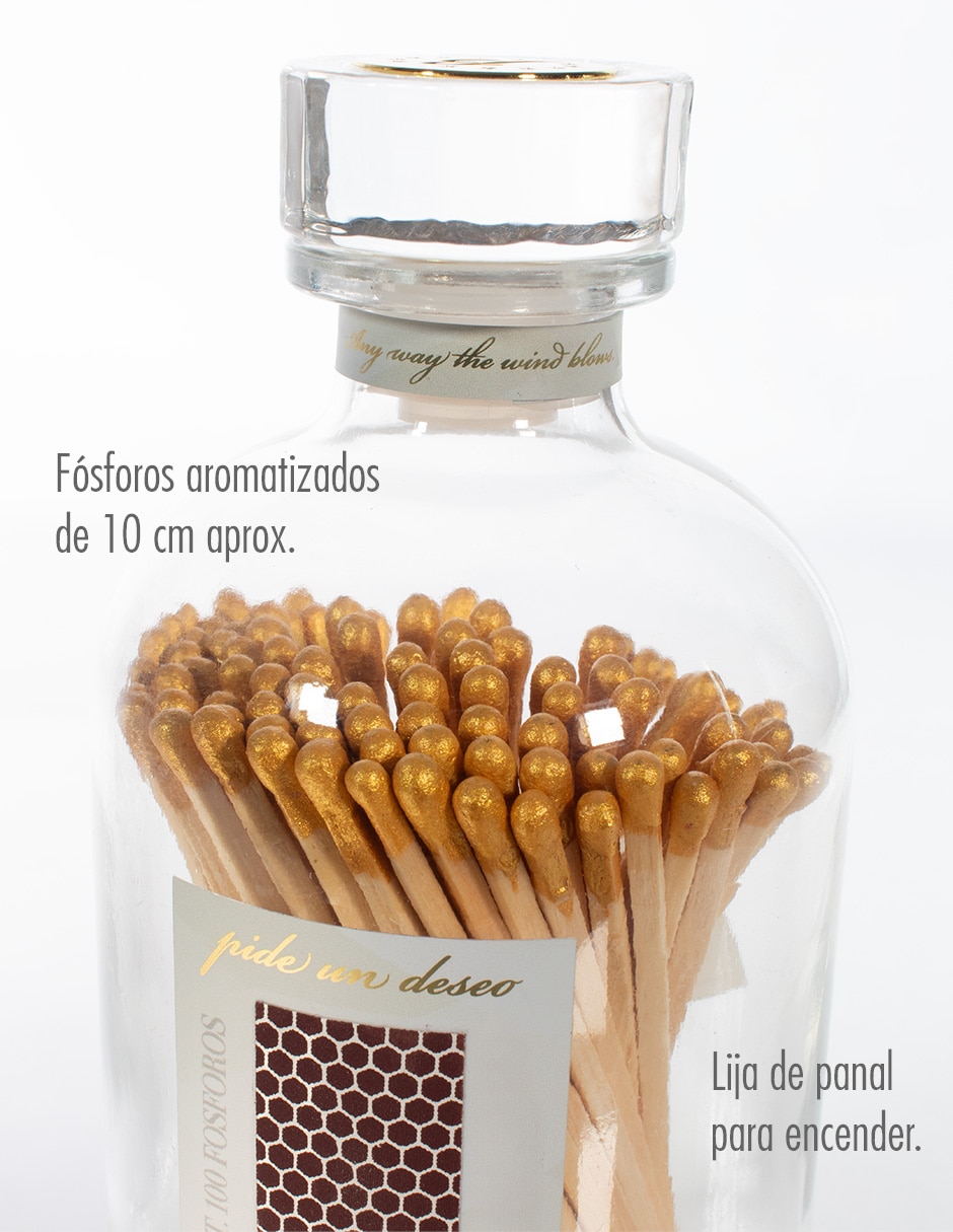 Kit de vela Glitter Zen Home Prosperity 3 piezas aroma palo santo