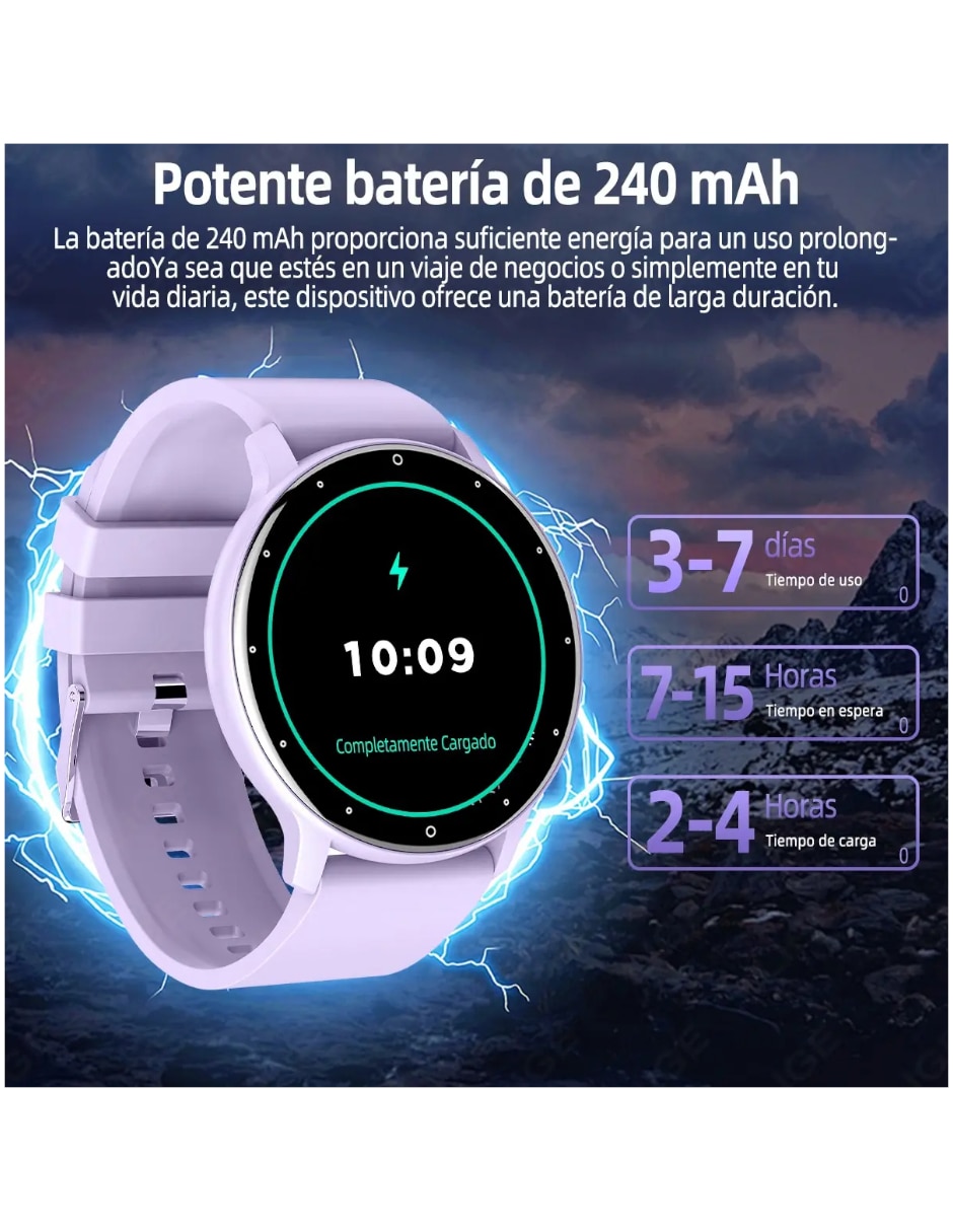 Smartwatch genérica para mujer con gps