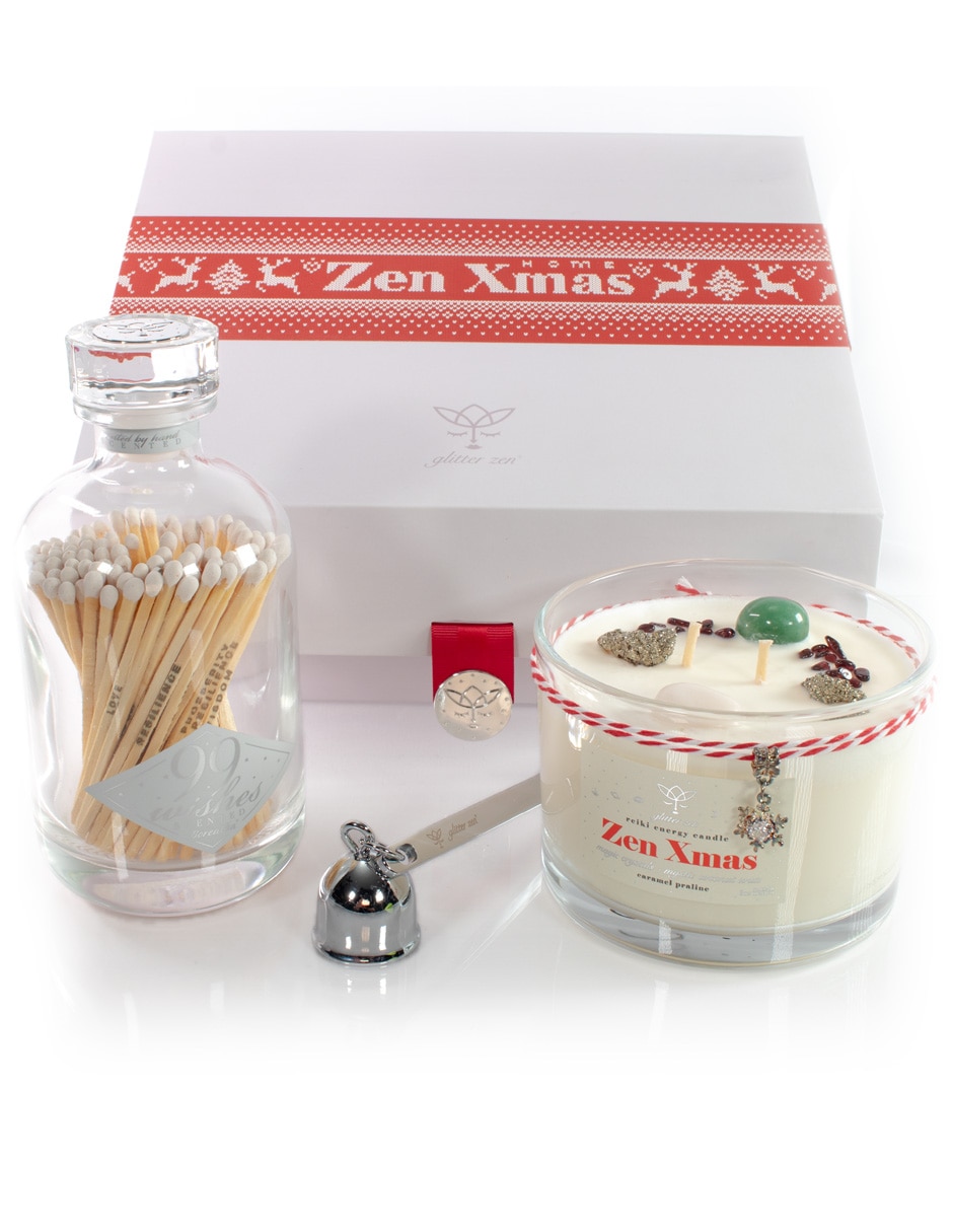 Kit de vela Xmas Home 16OZ 3 piezas aroma caramelo Kit de vela Xmas Home 16OZ 3 piezas aroma caramelo