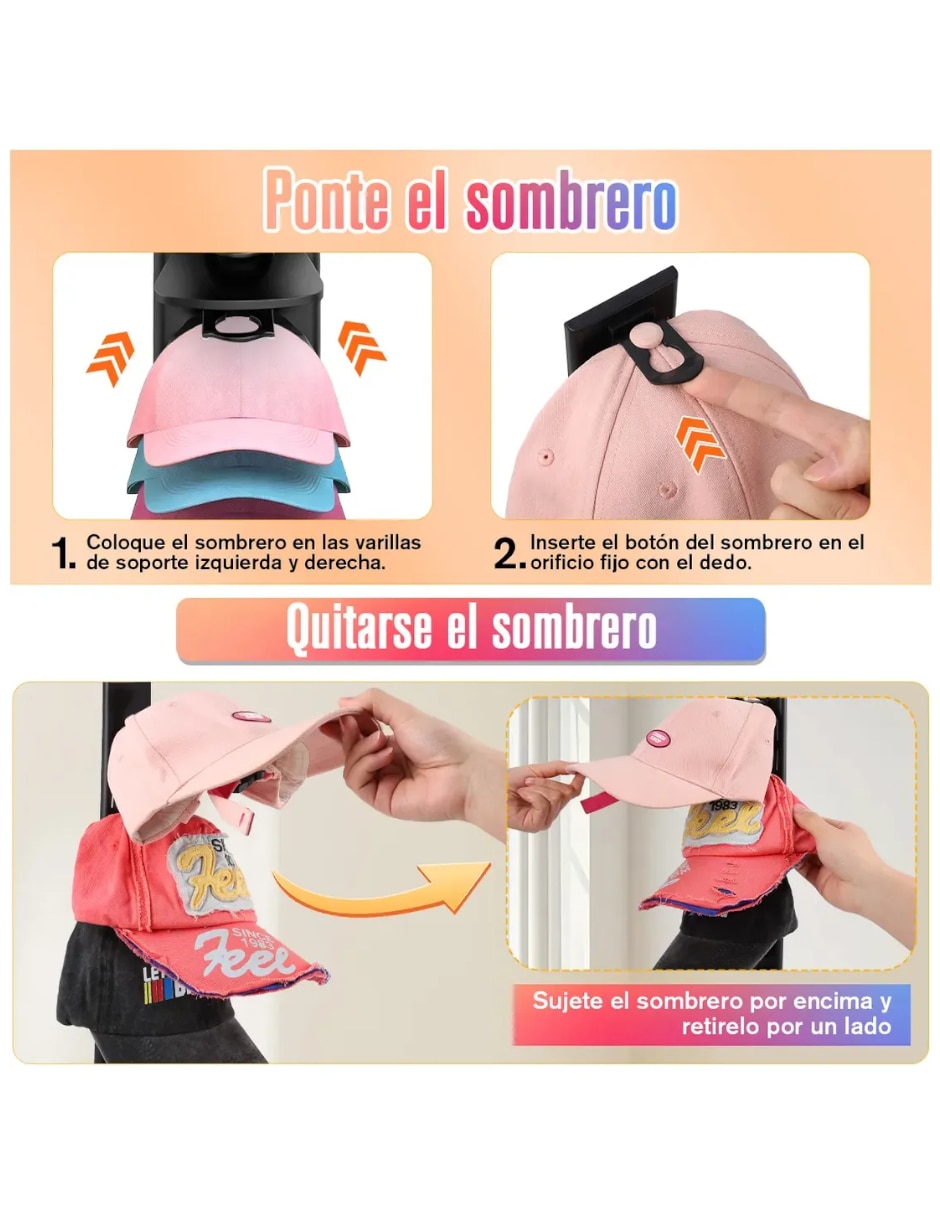 Organizador para gorras armable Genérica