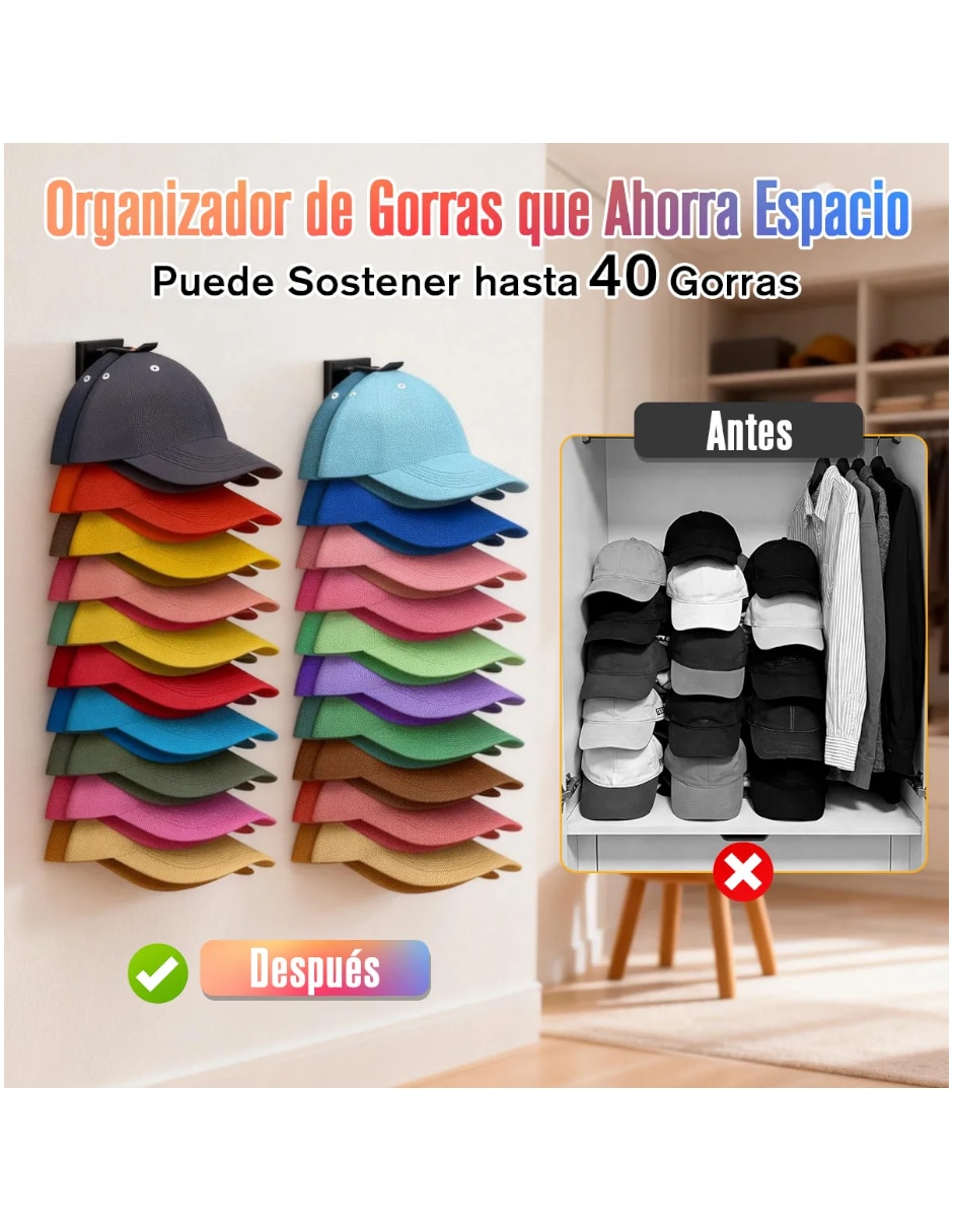 Organizador para gorras armable Genérica
