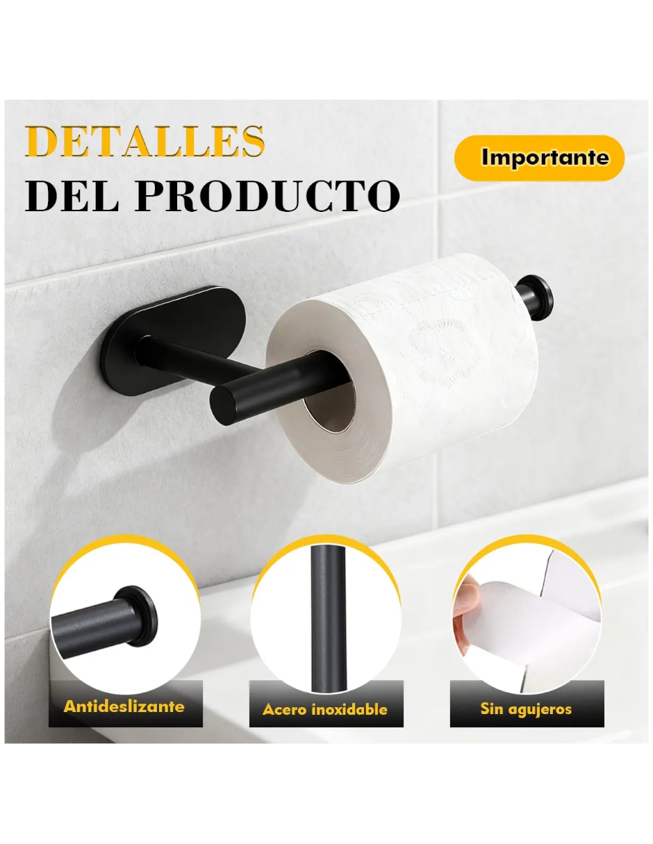 Juego de accesorios para baño Genérica de acero inoxidable 4 piezas