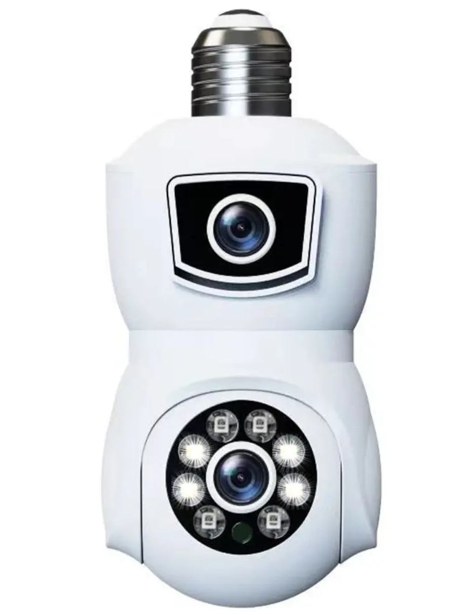 Cámara Wi-Fi de seguridad inalámbrica Full HD 350° con capacidad para grabar para interior