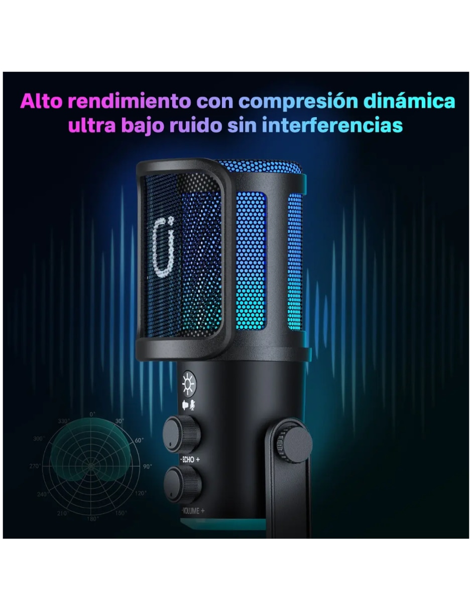 Micrófono gamer Generica inalámbrico