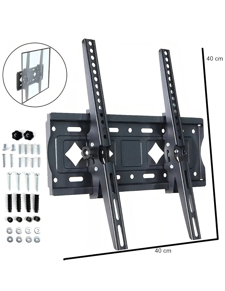 Soporte de pared Genérica para pantalla inclinable 25 - 65 pulgadas