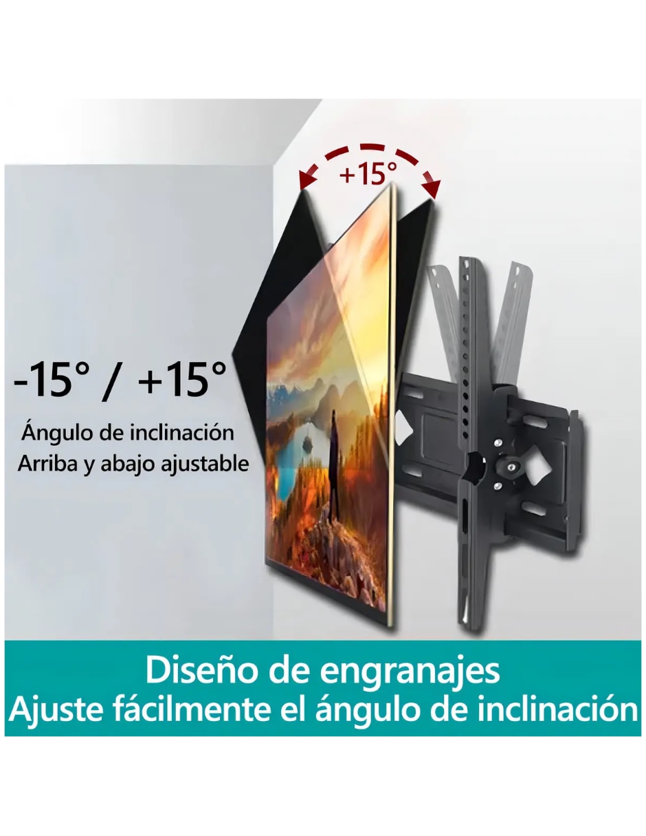 Soporte de pared Genérica para pantalla inclinable 25 - 65 pulgadas