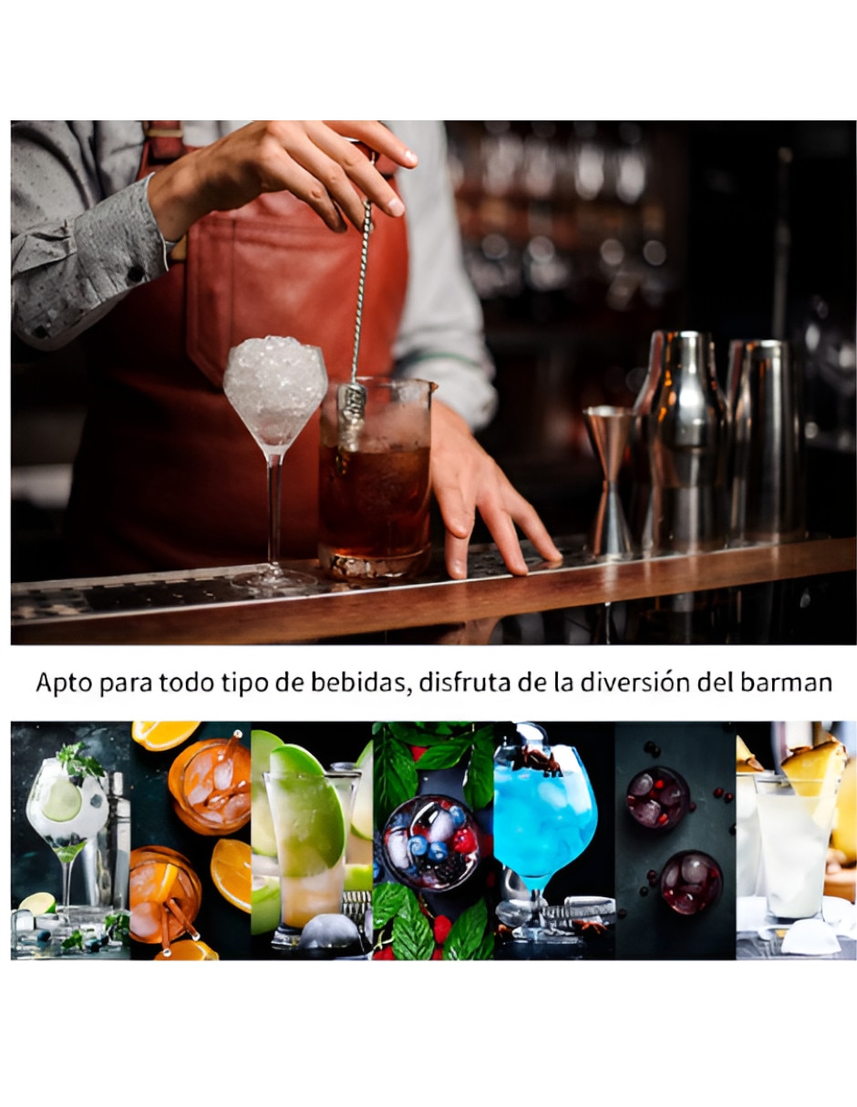 Shaker Xtellar de acero inoxidable
