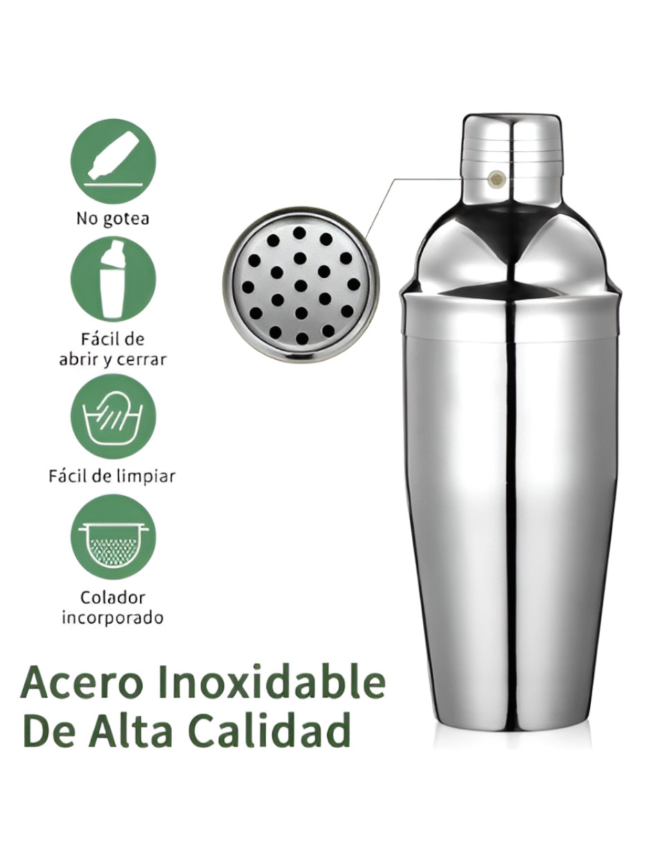 Shaker Xtellar de acero inoxidable