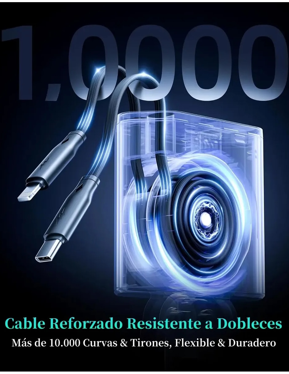 Cargador auto Genérica USB + USB tipo C 120 W