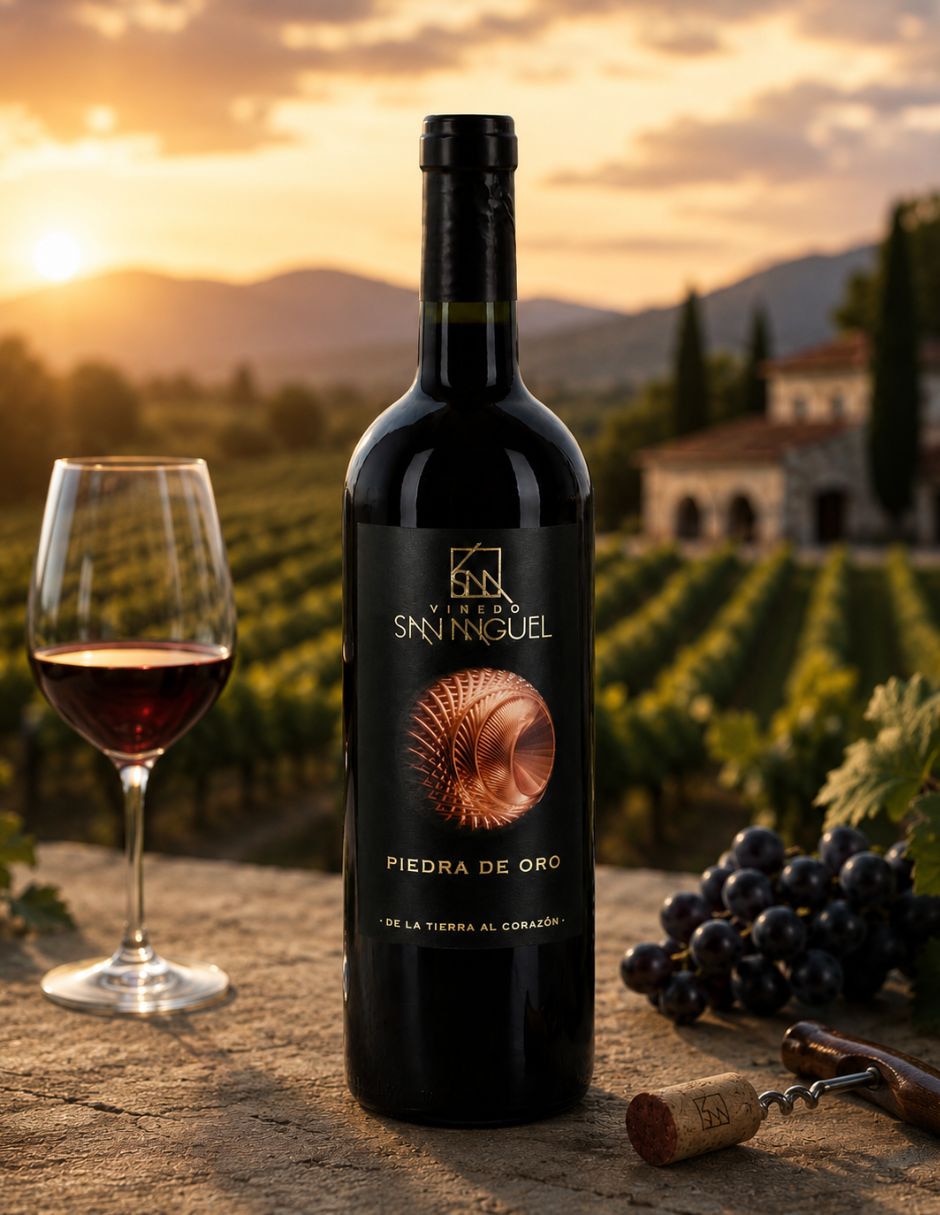 Vino tinto Varietal Wineroots viñedo San Miguel México