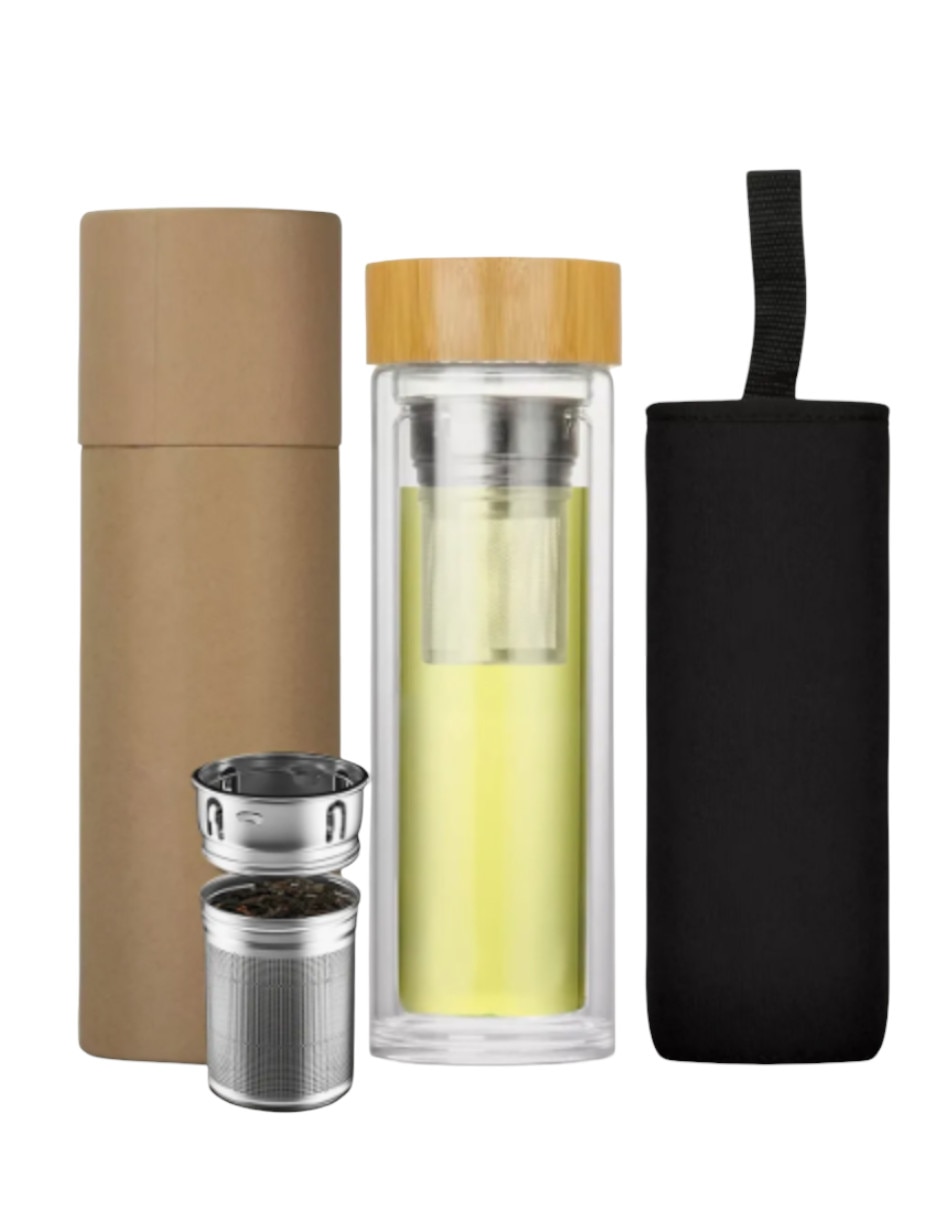 Infusor de té de vidrio