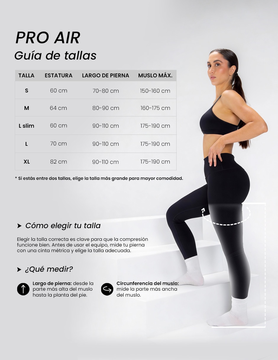 Equipo compresión para piernas Pro 3 4