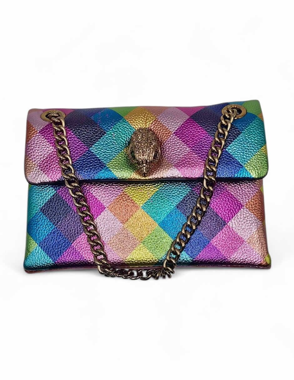 Bolsa crossbody de cuero para mujer