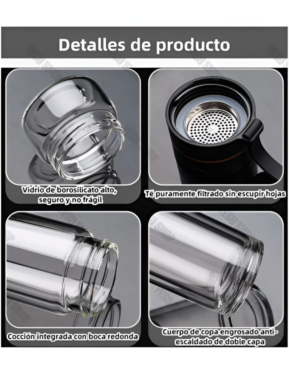 Infusor de té de vidrio 3