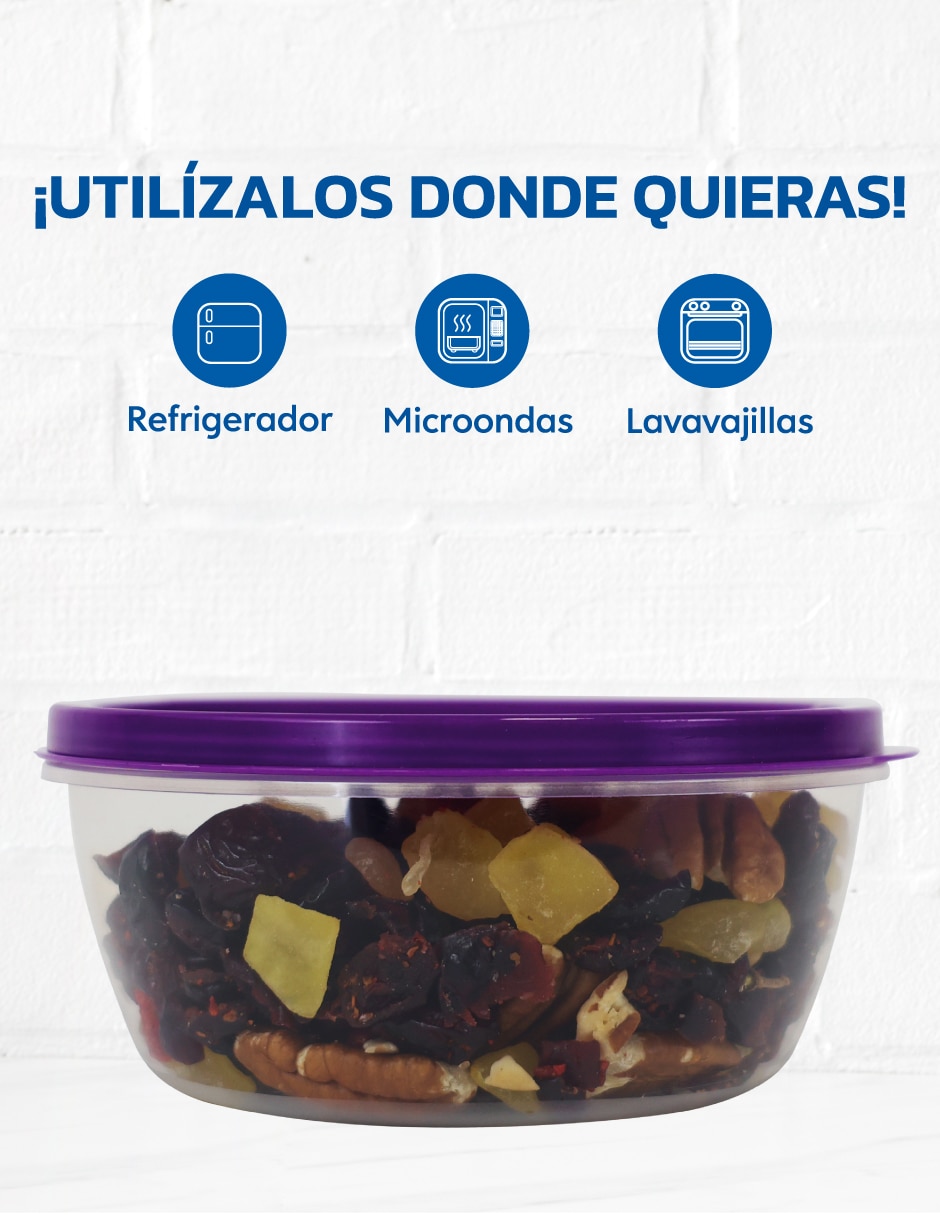 Kit de contenedores Styrka de plástico 7 piezas