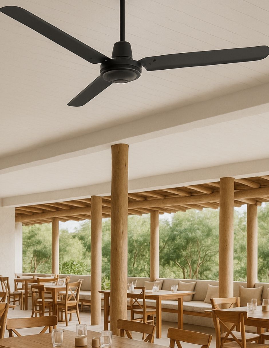 Ventilador de techo Narvik con control remoto 3 velocidades