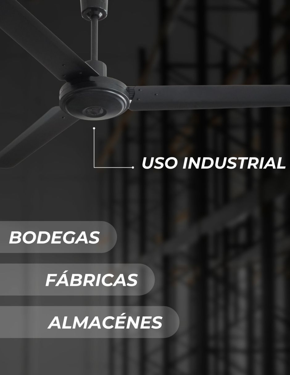 Ventilador de techo Narvik con control remoto 3 velocidades