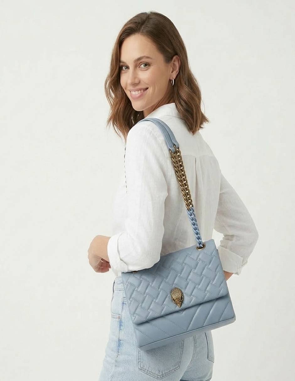 Bolsa crossbody Kurt Geiger Kensington de cuero para mujer