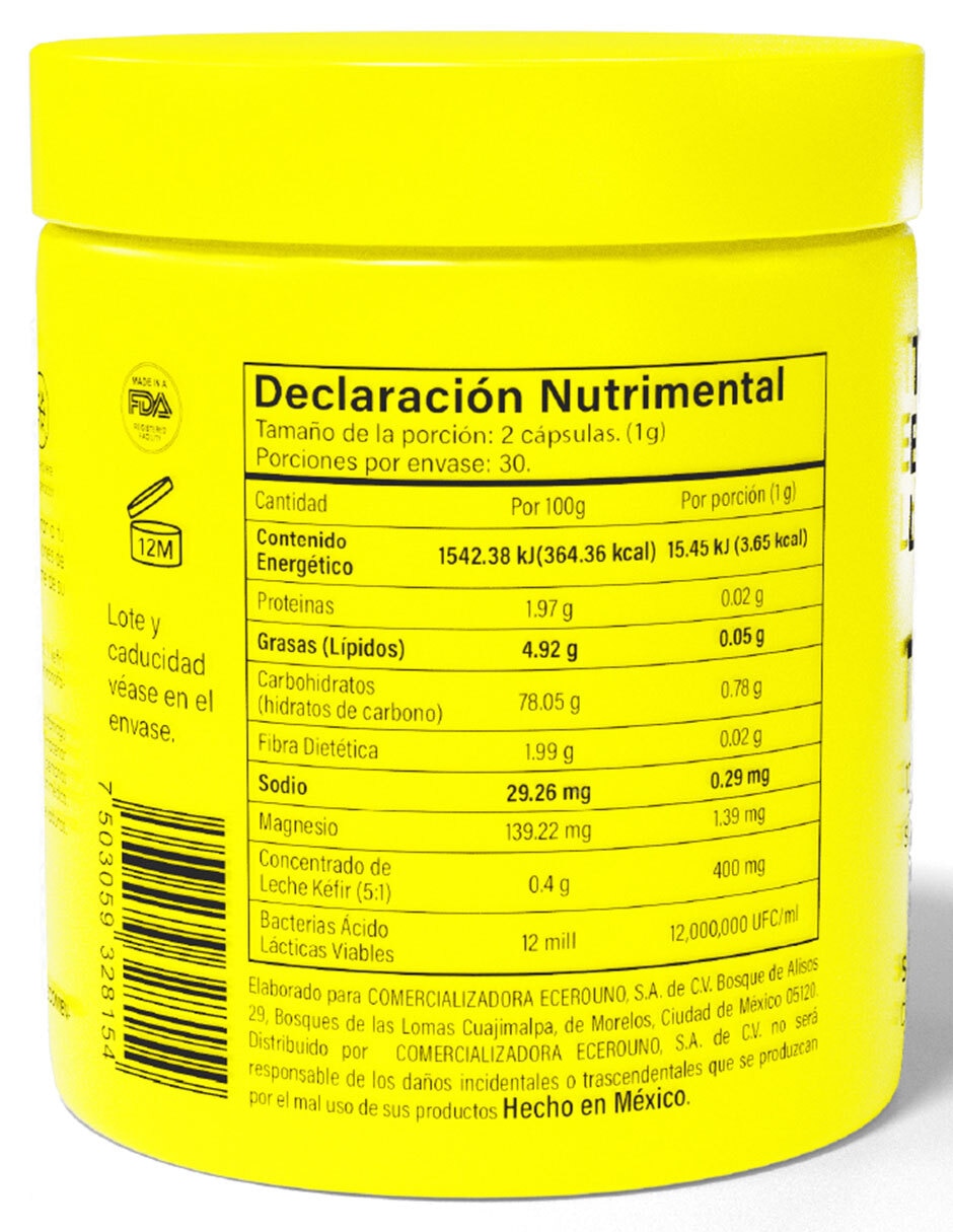 The Kefir Pill The Everyday Lab con probióticos