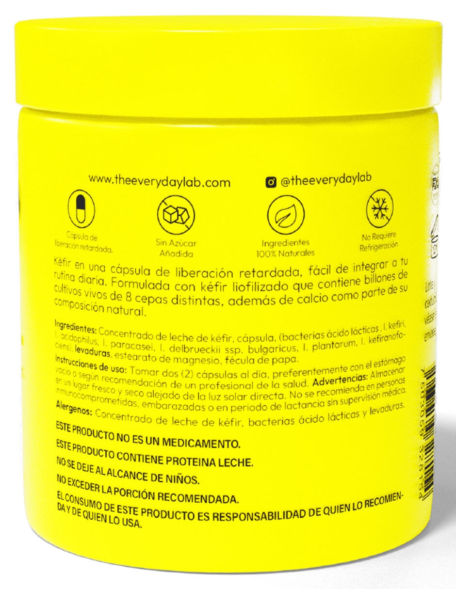 The Kefir Pill The Everyday Lab con probióticos