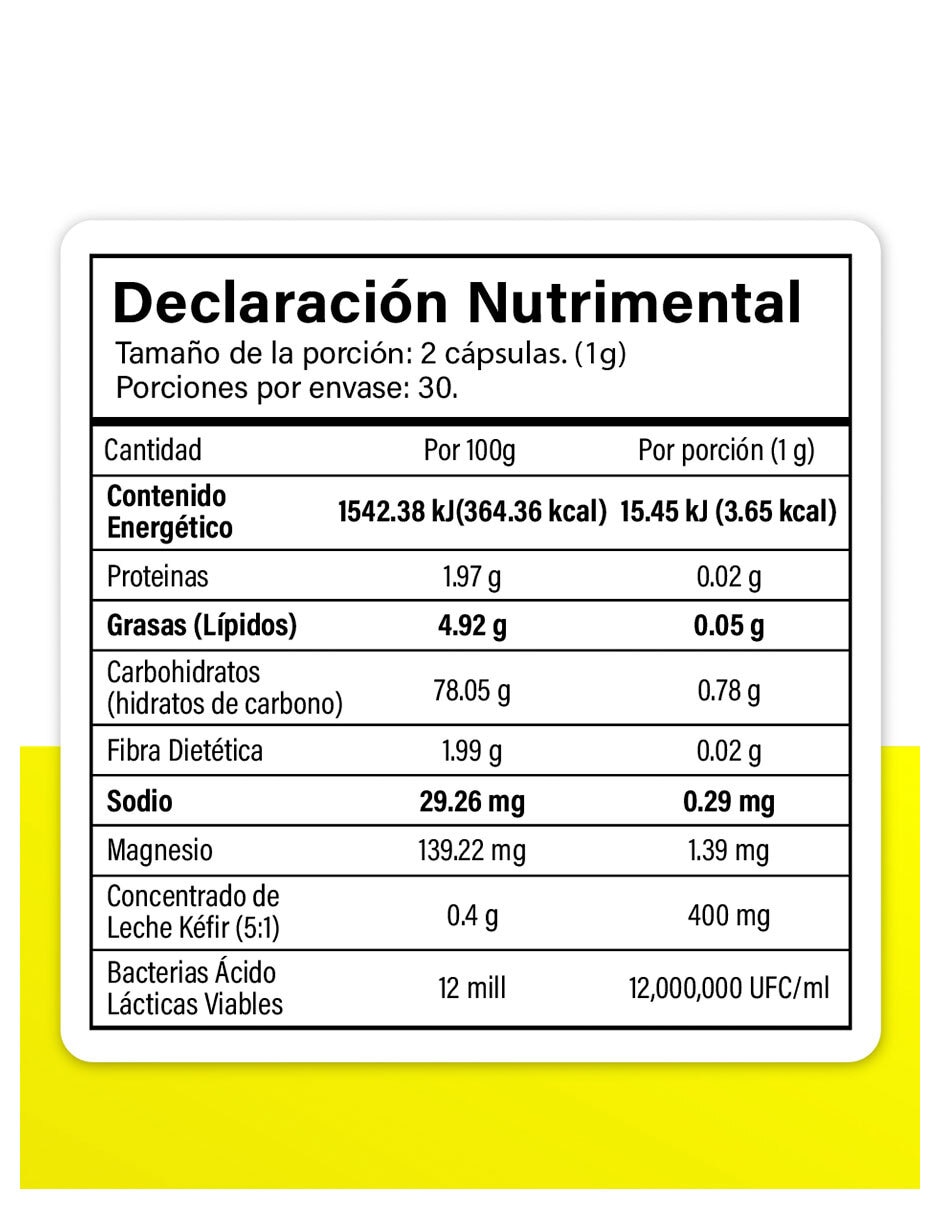 The Kefir Pill The Everyday Lab con probióticos