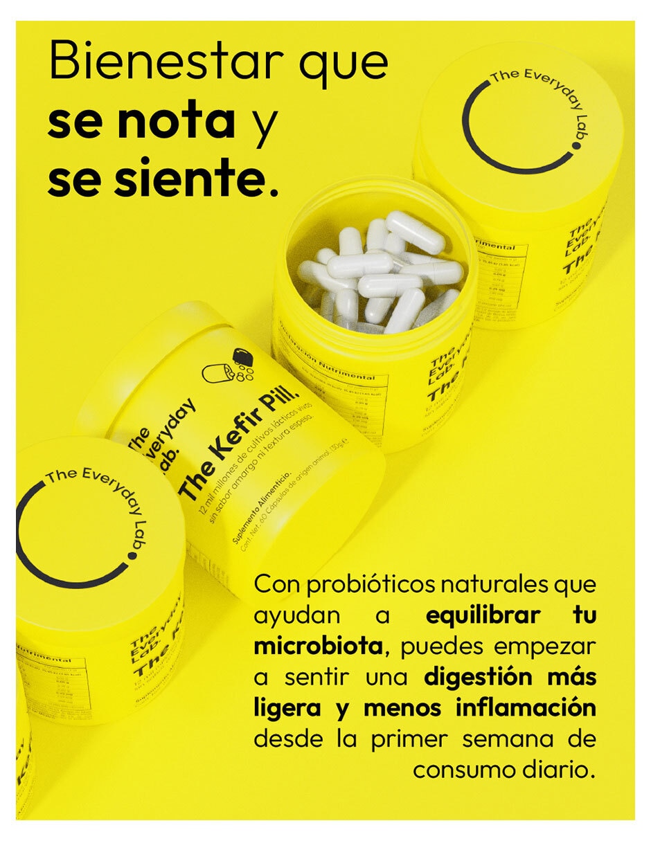 The Kefir Pill The Everyday Lab con probióticos